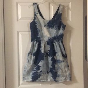 Dress with Pockets Bleached Tie-dye American Eagle